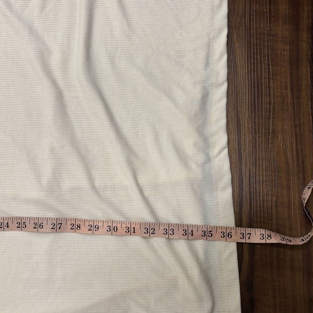 NWT Dressed In Lala Sz 3XL Cream Mock Neck Tunic Top Side Slits Ribbed Knit - Picture 7 of 8